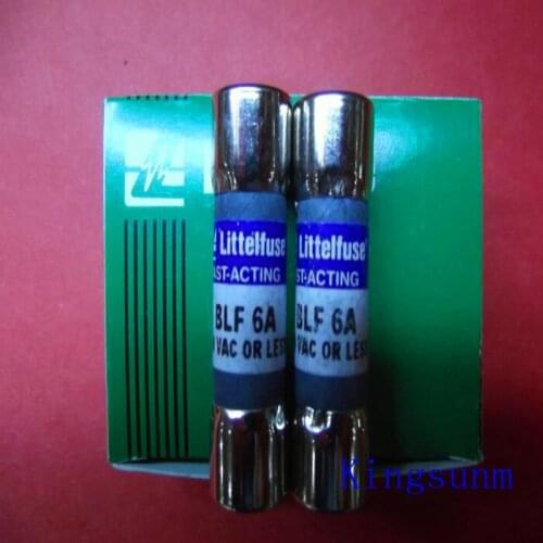 Free shipping 10pcs BLF 6 American Littelfuse fuse / fuse 10*38 genuine 6A 250V