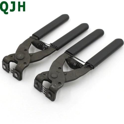 DIY Leather Punching Tool Sewing Stitching Chisel Pricking Iron Craft Hole Punchs Silent Pliers Diamond Cut 4mmSpacing 2-4Teet