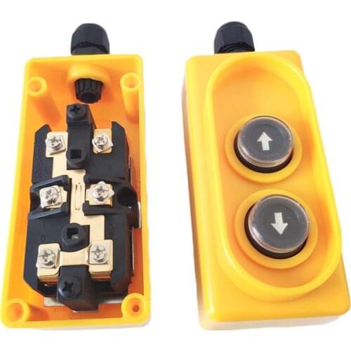 Electric hoist switch / Elevator crane switch / micro 220 V household 2-button up and down switch controller