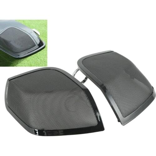 Motorcycle 5"x7" Saddlebag Lid Speaker Grill For Harley Touring Road King Street Glide Road Glide 2014-2020 FLT FLH FLHR