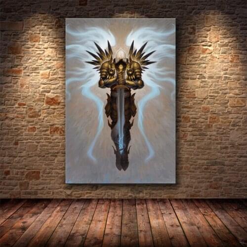 Canvas game poster Diablo 3 HD Pictures Art Paintings Canvas Art for Home Decor painting Wall Art