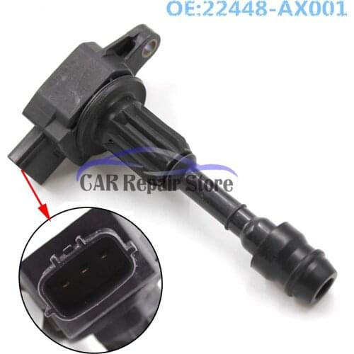 22448-AX001 22448AX001 OEM Ignition Coil For Nissan Note E11 March Micra K12 03-10 1.0 1.2 1.4 Car Part AIC6207F