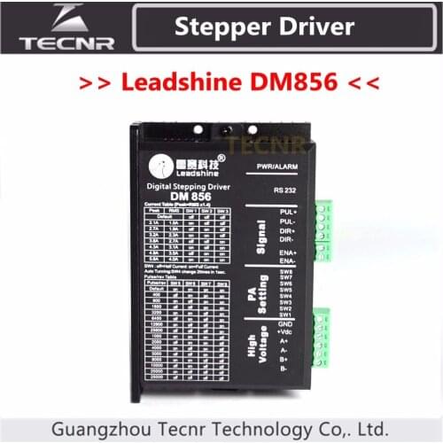 Leadshine DM856 Stepper Driver DC18-80V For 2 Phase Nema23 Nema34 Stepper Motor