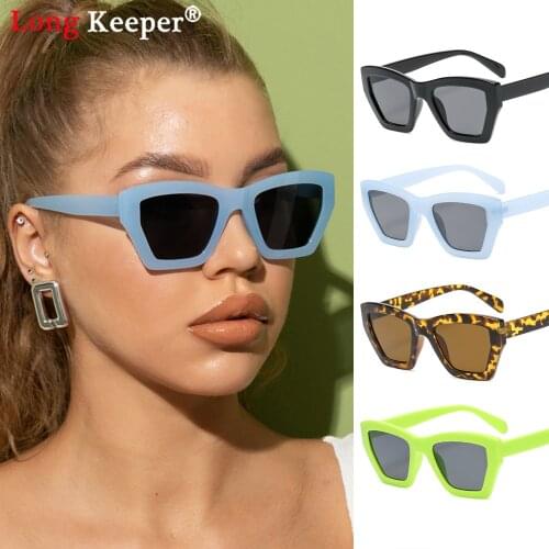 Trendy Square Sunglasses Women Designer Luxury Man/Lady Cat Eye SunGlasses Classic Vintage UV400 Outdoor lunette de soleil femme