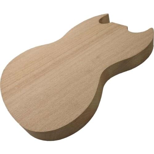 Unfinished Mahogany Guitar Body Material luthier Supply for SG Guitar