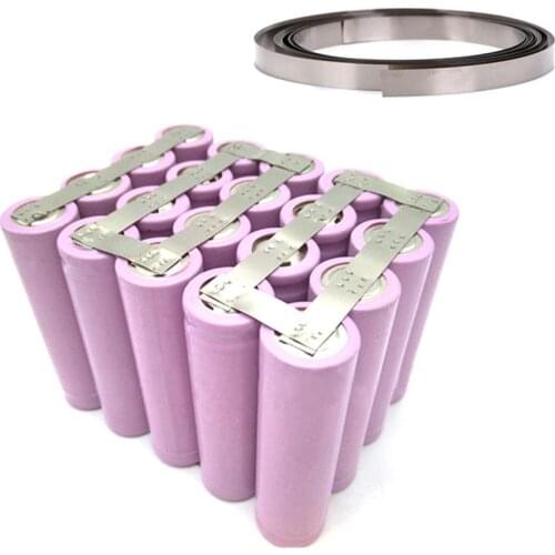 Great 8mm X 0.1/0.12/0.15 Nickel Plating Steel Strip Tape For Li 18650 Battery Spot Welding Compatible For Spot Machine