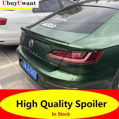 Fit For 2019 2020 New Volkswagen ARTEON CC ABS Plastic Primer Color Exterior Car Rear Tail Wing Trunk Lip Spoiler