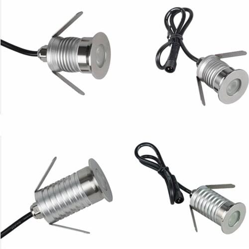 1W Mini LED Underground Light IP67 Waterproof Inground Lamp 12V Outdoor Ground Spot Landscape Garden Buried Lighting with Driver