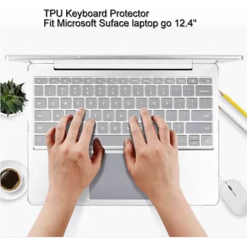 Clear Transparent TPU Keyboard Guard Cover Protector For Microsoft Surface Laptop Go 12.4 Inch