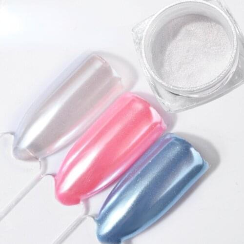 Nail Powder Bright Metallic Effect Nail Mirror Powder Manicure Titanium Powder Nail Decoration Nail Art Nail glitter Parts