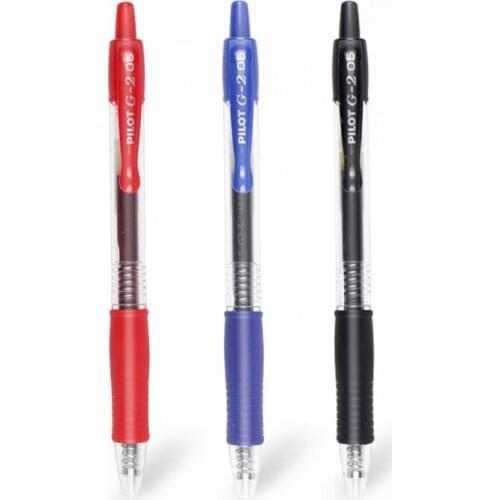 Pilot Colored Gel Pen For Student Writing Pens Ballpoint Pen School Stationery Office Supplies Gel Pens 0.38/0.5/0.7/1 mm BL-G2