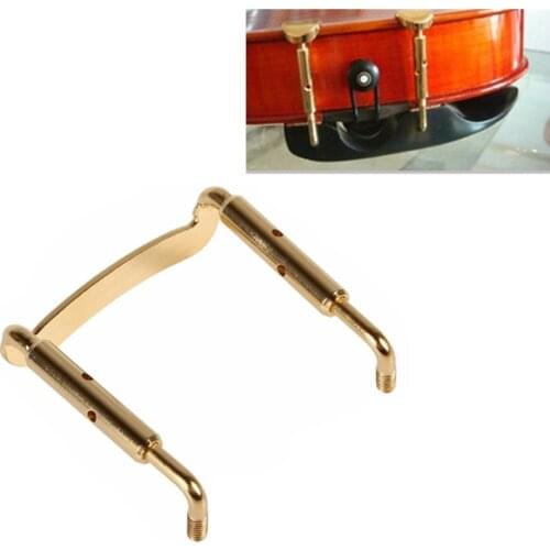 Astonvilla High Quality Professional Durable Golden Metal Chin Rest Screw for 4/4 Violin Musical Instrument Parts Accessories