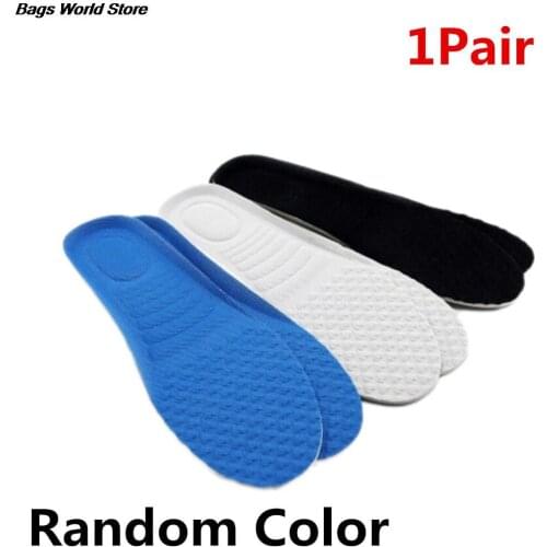 1Pair EVA Height Increase Shoe Inserts Insoles Pads Cushions Heel Lift Taller Random Color Sport Running Gel Insoles