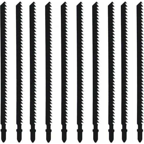10Pcs T744D 180mm Ultra-Long Jigsaw Saw Blades Fast Cutting Set For Wood Plastic Multi-function Power Tool Accessories