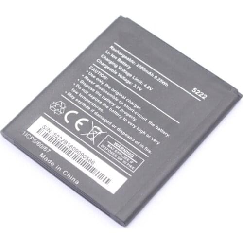 1x 2500mAh Replacement Battery For Wiko 5222 9669, Freddy, Rainbow Jam, Rainbow Jam 4G Batteries