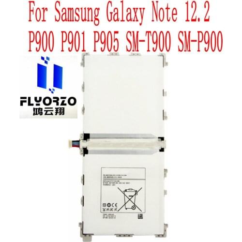 High Quality 9500mAh T9500C Battery For Samsung Galaxy Note 12.2 P900 P901 P905 SM-T900 SM-P900 tablet