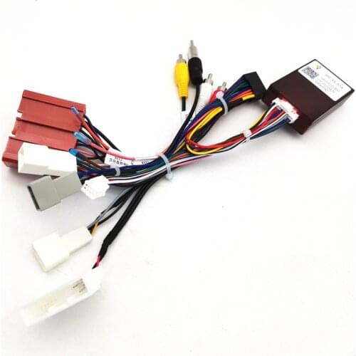 Car 16pin Audio Wiring Harness With Canbus Box For Mazda 6 CX-5 Stereo Installation Wire Adapter