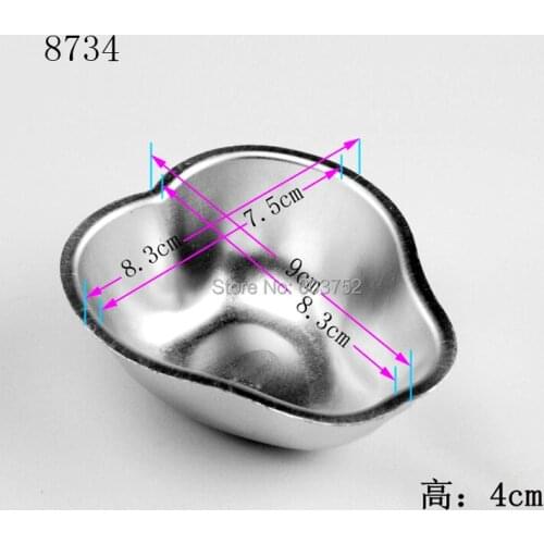 BAKEST 50pcs per lot 3d Aluminum Alloy Pear Shaped Cake Baking Mold DIY Bakeware Tools