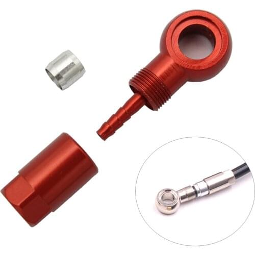 MBT Bicycle Hydraulic Disc Brake Hose Olive Connecting Insert Banjo Set for tubing M775 M785 M9100 M8000 Brake SLX XT HB-90