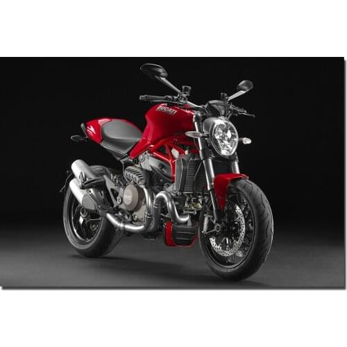 DUCATI Monster 1200 Muscle Motorcycle Canvas Painting Vehicle Poster Wall Pictures Print For Living Room