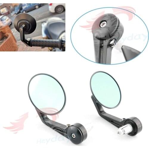 CNC 7/8"Round Motorbike Rear View Handle Bar End Rearview Side Mirror For HONDA CB1000R CB300R CB125R CB650F CB1100 EX/RS 2018