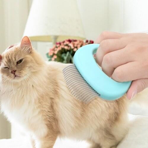 Cat Dog Massage Comb Hair Removal Pet Grooming Shell Comb Hair Shedding Cleaning Brush Pet Supplies