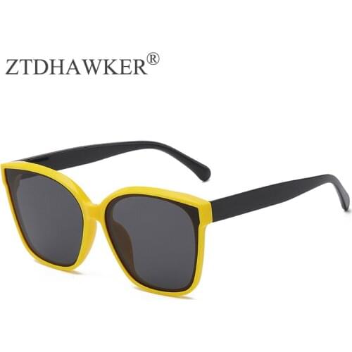 2021 New Fashion Versatile Simple Large Frame RETRO SUNGLASSES Womens Fashion Hip Hop Street Round Face Glasses UV400