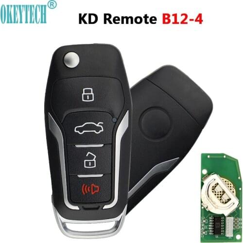 OkeyTech KEYDIY Original KD B12-3/4 Remote Control Key F Style For KD900/KD900+/URG200 Key Programmer B Series For Ford