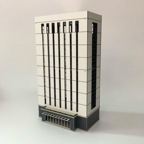 2018 New N Scale Enterprise Government Office Building Sand Table Architectural Scene Model Plastic Assembly For Diorama Model