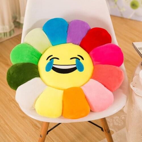 Cushion Office Chair Cushion Round Cartoon Stool Seat Cushion Student Tatami Thicken Childrens Winter Cushion
