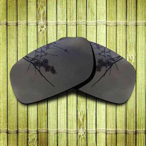 Polarized Replacement Lense For-Oakley Crankshaft Sunglasses Frame True Color Mirrored Coating - Black Options