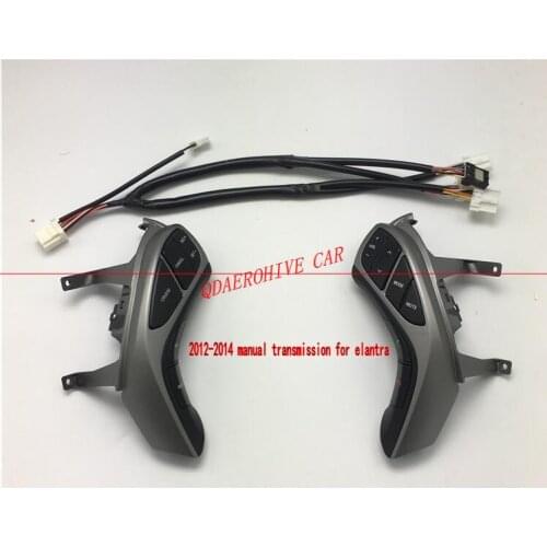 QDAEROHIVE Cruise Control Switch Lever For Hyundai Elantra Manual Transmisssion Multifunction Steering wheel 2012/2013/2014