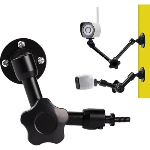 7/11 Inch Articulating Magic Arm Wall Mount 1/4 Screw Holder Stand for Webcam LED Light DSLR Camera Photo studio Accessories
