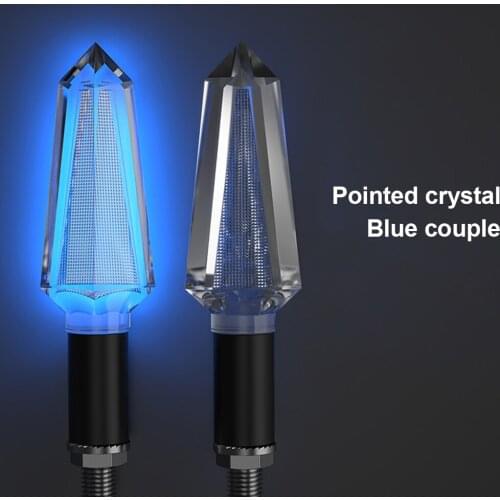 Motorcycle Turn Signal Light Clear Lamp Body DC-12V Turning Indicator 1Pair Super Bright Indicator Light For Motorcycle Scooter