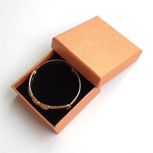 Bracelet Packaging High Quality Wholesale Free shipping 40pcs/lot 8*8*3cm fashion gold ring display box necklace packaging box