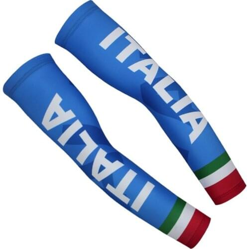 Pro team italia cycling armwarmers! cycling armsleeves quick-dry cycling Sleeve Arm Sunscreen Protector Cuff