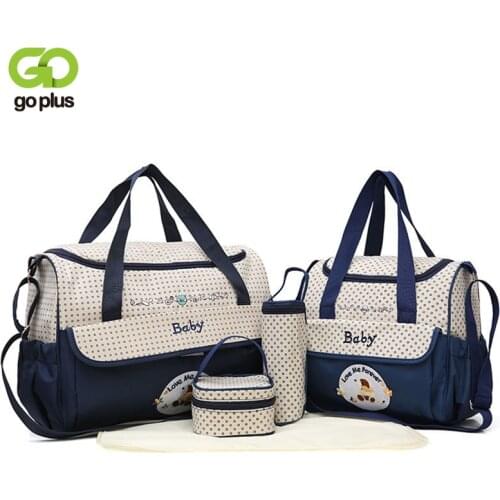 GOPLUS Womens bag Baby Diaper Bags Set For Mom Women Shoulder bags Mommy bag Travel Handbags Waterproof Baby Nappy Bag Canvas