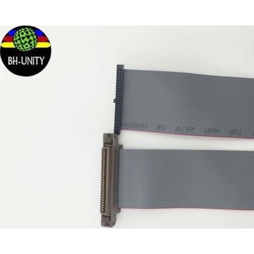 4pcs/lot 50pin 65cm long gray konica 1024 printhead cable for allwin human flora inkjet printer