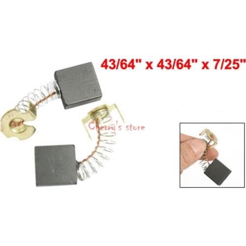 40 Pcs 17mm x 17mm x 7mm Power Tool Replacement Carbon Brushes