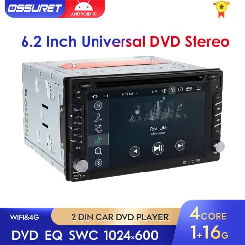 Android10 car multimedia player dvd for nissan qashqai x-trail almera juke universal gps navigation mirror link bluetooth 2 din
