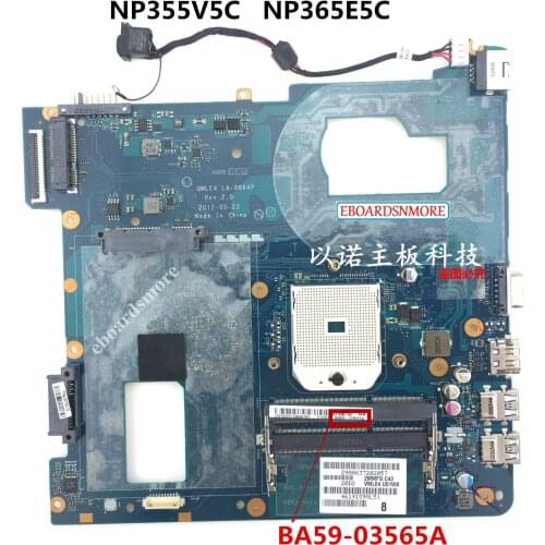 BA59-03565A for Samsung NP365E5C NP355E5C Laptop Motherboard, LA-8864P,Grade A