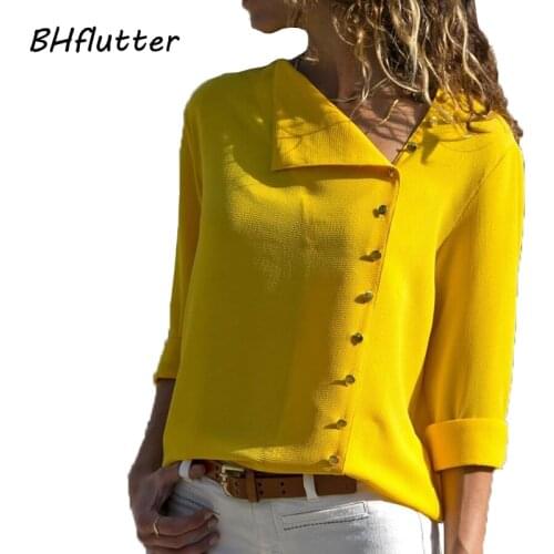 BHflutter Collar Blouses