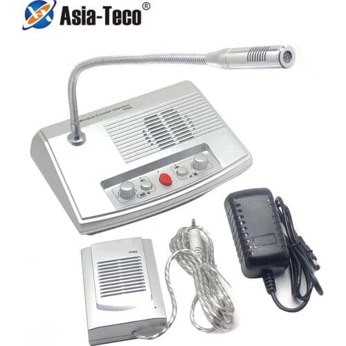 Dual-Way Anti-Interference Window Counter Intercom Speaker System Hospital Bank Station Dining Hall Voice Communicator