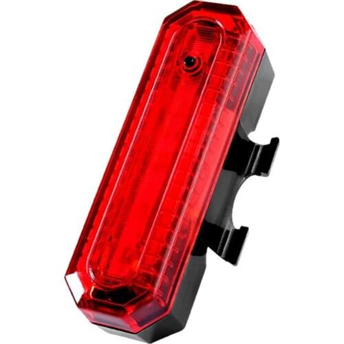 Hot-selling Rechargeable LED USB Mountain Bike Tail Light Taillight MTB Safety Warning Bicycle Rear Light Bicycle Lamp #276231