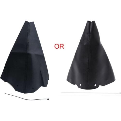 PU Leather Dustproof Cover Gear Stick Gaiter Shift Lever Boot for peugeot 307 SW CC