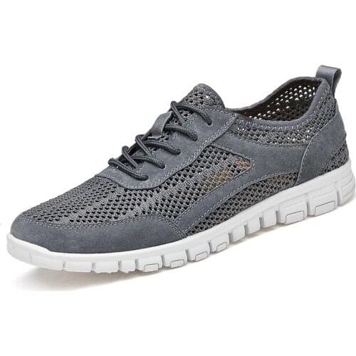 2021 Summer New styleMen Fashion Mesh Breathable Casual Shoes For Comfortable Quick Drying Light And Soft Outdoor Hiking Shoe