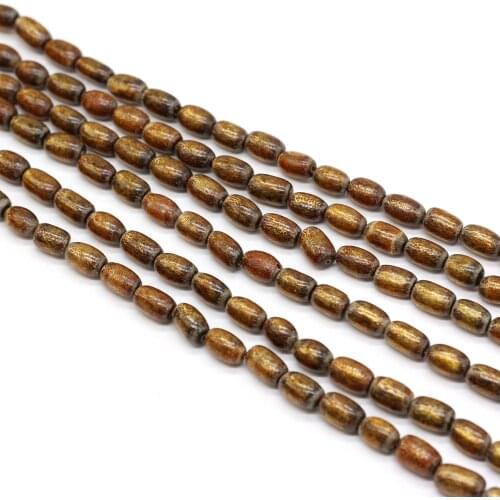 New Natural Dyed Gold Coral Pupa Bead Beads DIY Women Bracelet Pendant Jewelry Jewelry Wholesale