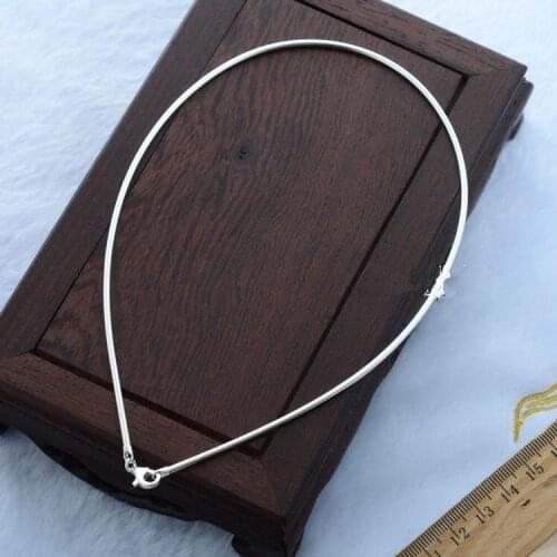 925 sterling silver jewelry silver collar soft personalized fashion lady necklace jewelry (diameter 2.0mm) free shipping