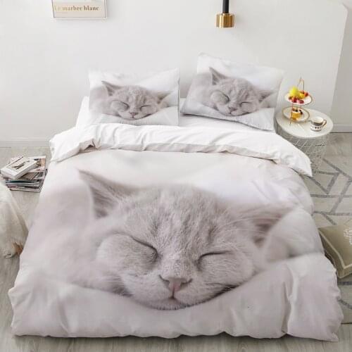 Luxury 3D Bedding set Europe Queen King Double Duvet cover set Bed linen Comfortable Blanket/Quilt cover Bed Set animal sleep