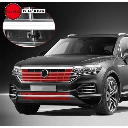 ABS Stainless Steel Car Front Grill Insect Net for Touareg 19-21 Water Tank Engine Protective Net Accessories